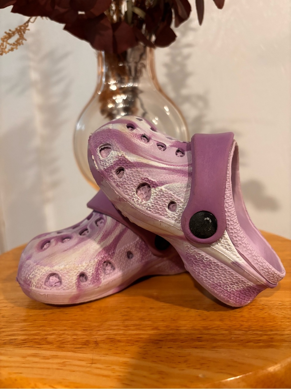 Toddler Capelli Purple Clog-Style Slip-On Shoes